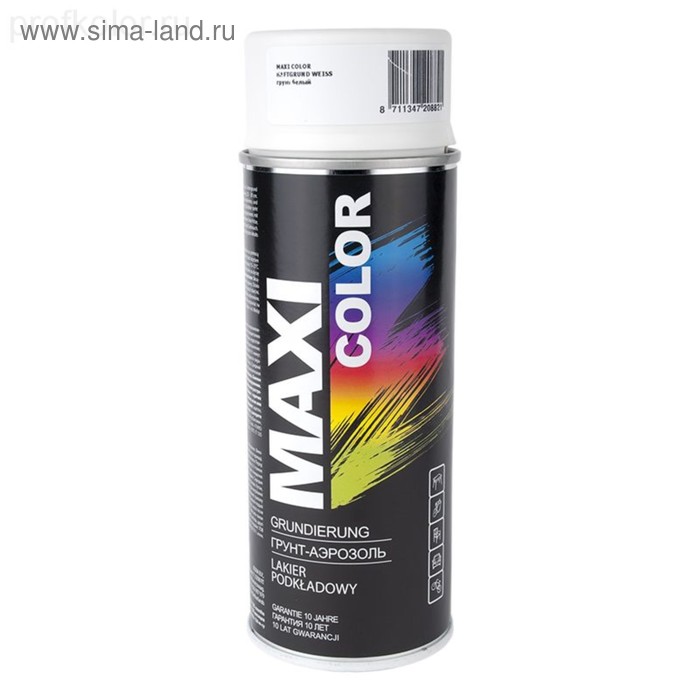 Грунт MAXI COLOR, белый, 400 мл