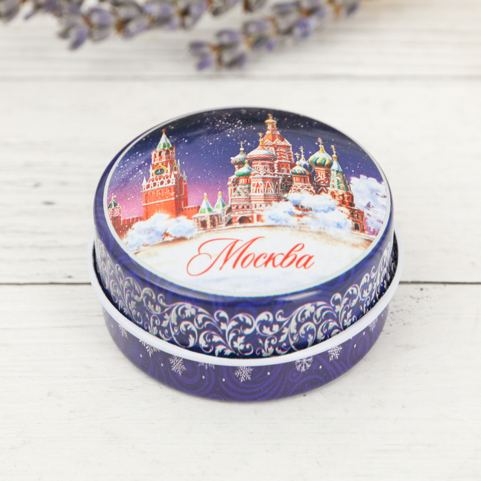 Свеча в баночке «Москва. Храм Василия Блаженного», 4.4 см