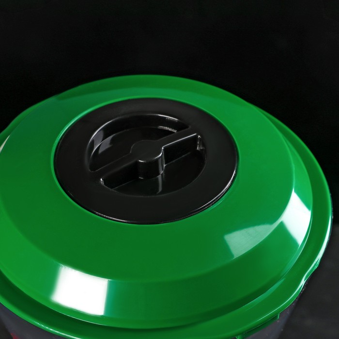 Башня пивная 3 л Grand, колба с подсветкой, 3 батарейки, цвет зеленый