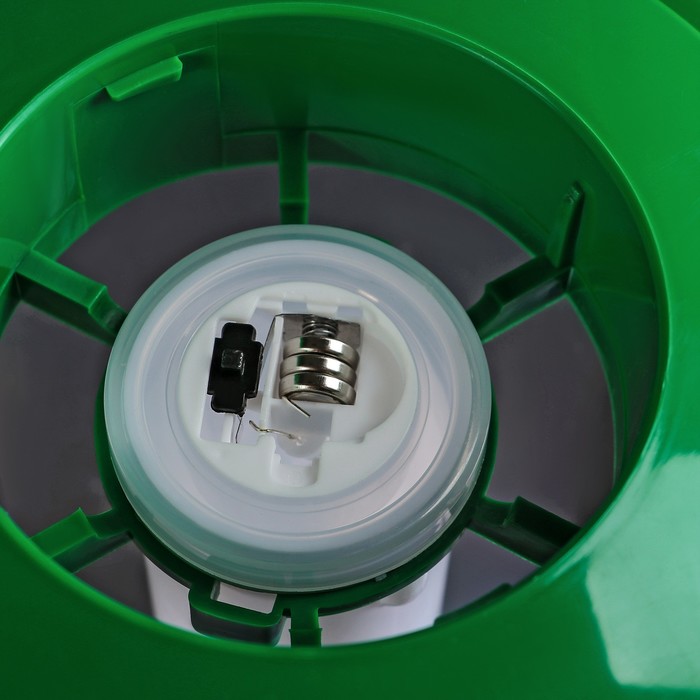 Башня пивная 3 л Grand, колба с подсветкой, 3 батарейки, цвет зеленый