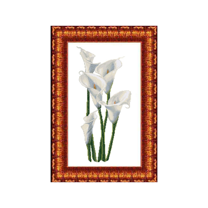 Набор счетным крестом "Каллы"