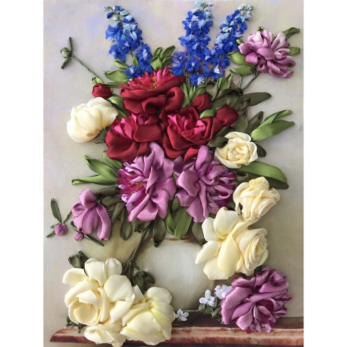 Набор для вышивания лентами &quot;Летний букет&quot;