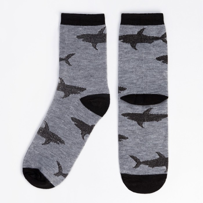 Носки мужские "Лучший рыбак" в коробке, размер 41-44 (27-29 см)