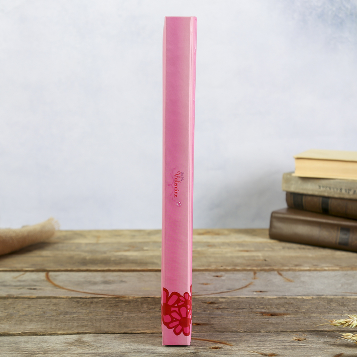 Фотоальбом магнитный 20 листов Bee My Valentyne книжный переплет в кейсе 32х32 см МИКС