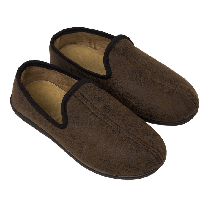 Тапочки мужские арт. BBM70125-08, цвет коричневый, размер 41