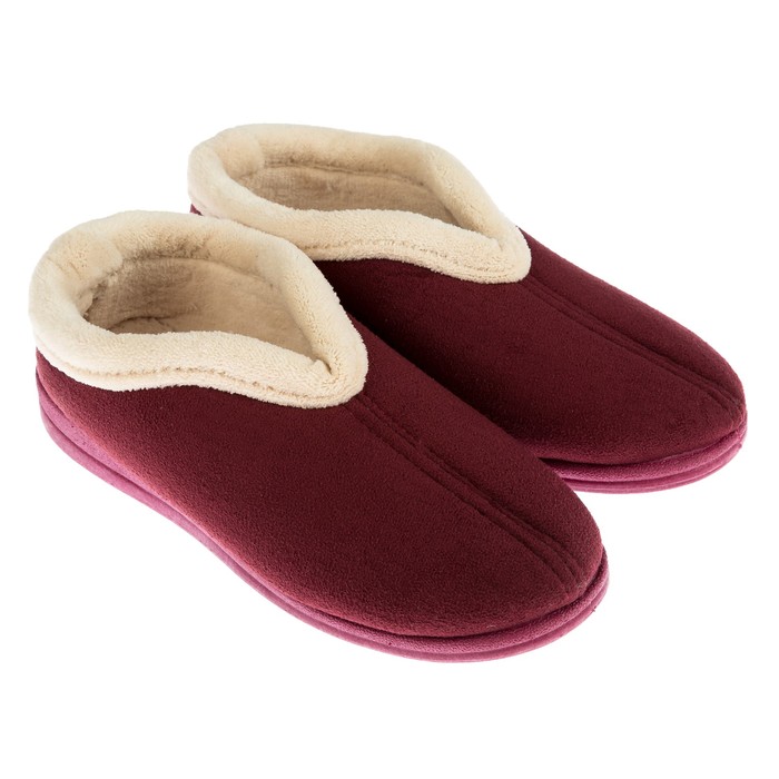 Тапочки женские арт. BBW70159-22, цвет бордовый, размер 38