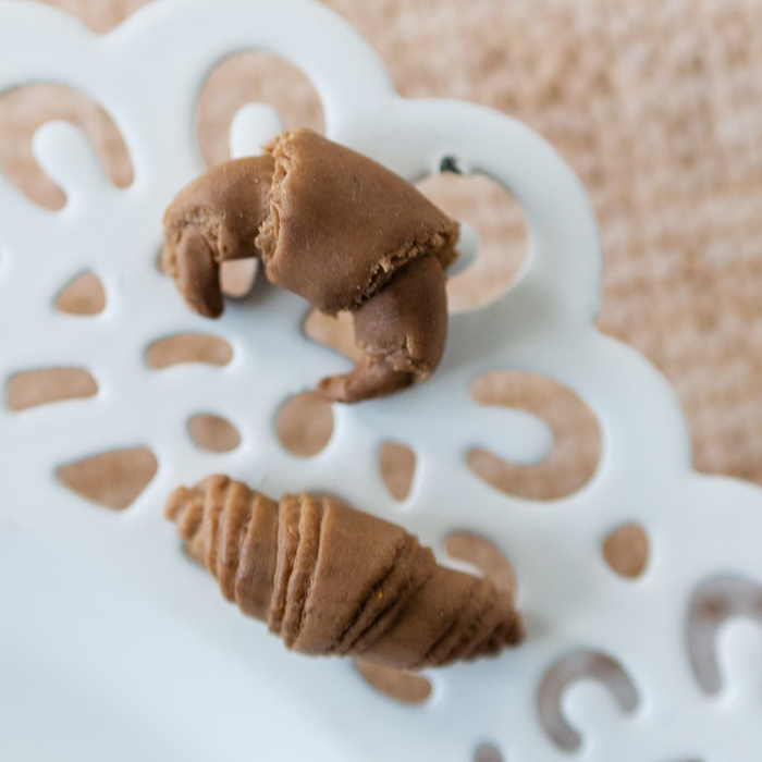 Силиконовый молд "Круассаны" (2шт.)