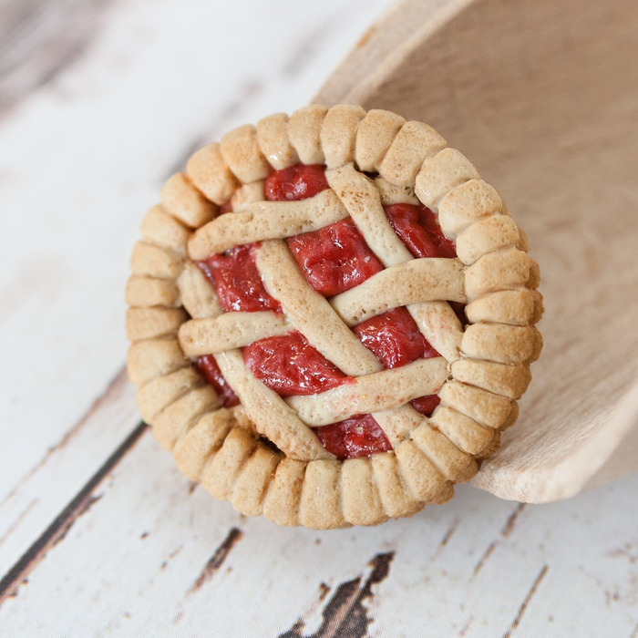 Силиконовый молд "Печенье с джемом"