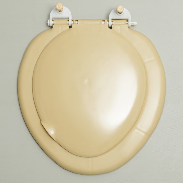 Сиденье для унитаза, цвет бежевый
