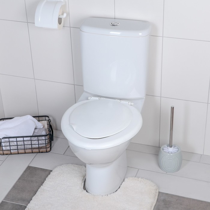 Сиденье для унитаза, цвет белый