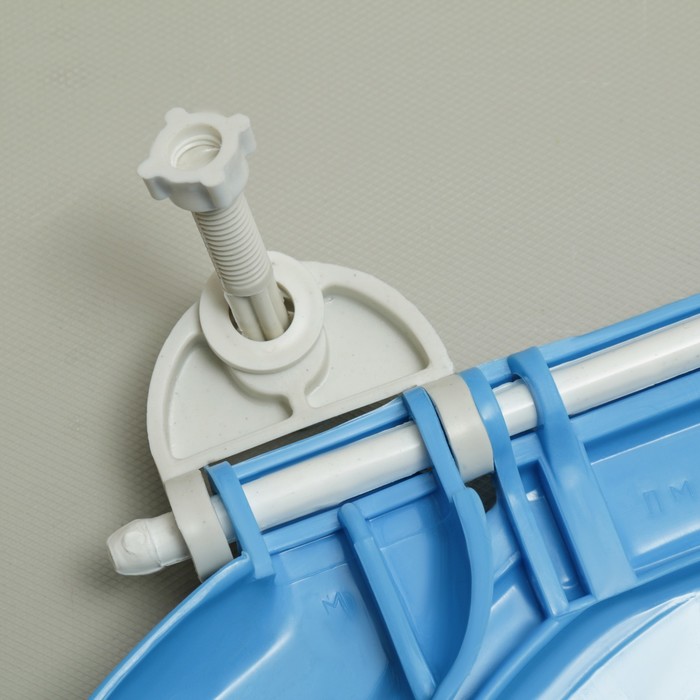 Сиденье для унитаза, цвет голубое