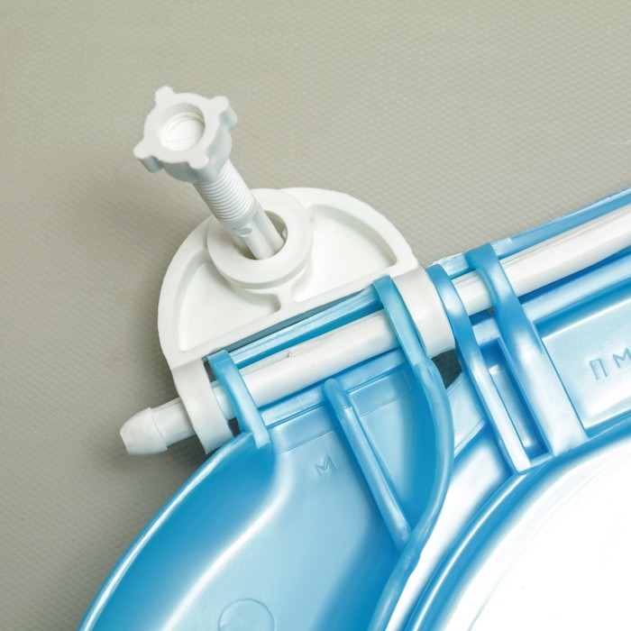 Сиденье для унитаза, цвет голубой перламутр