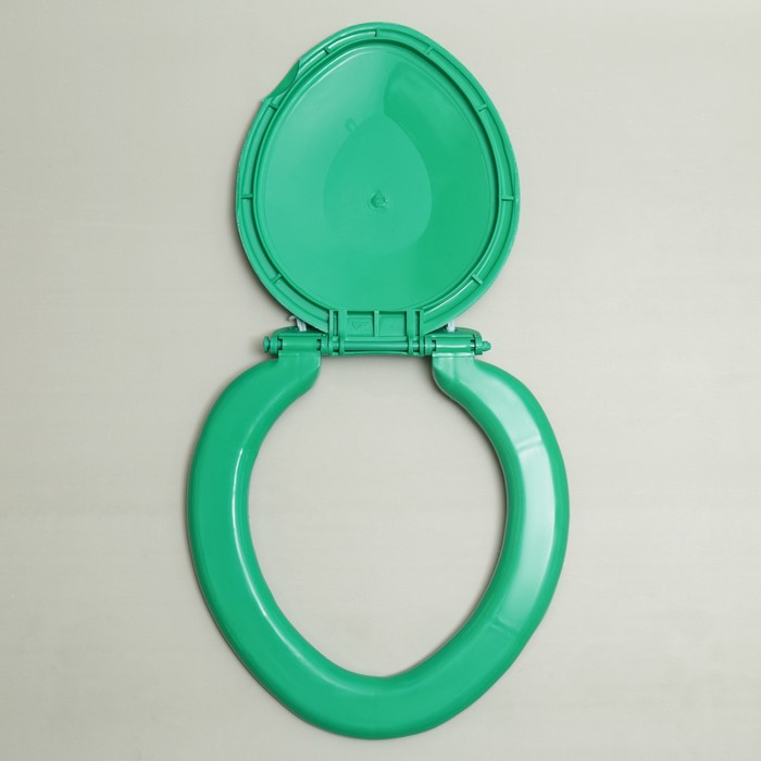 Сиденье для унитаза, цвет зеленый