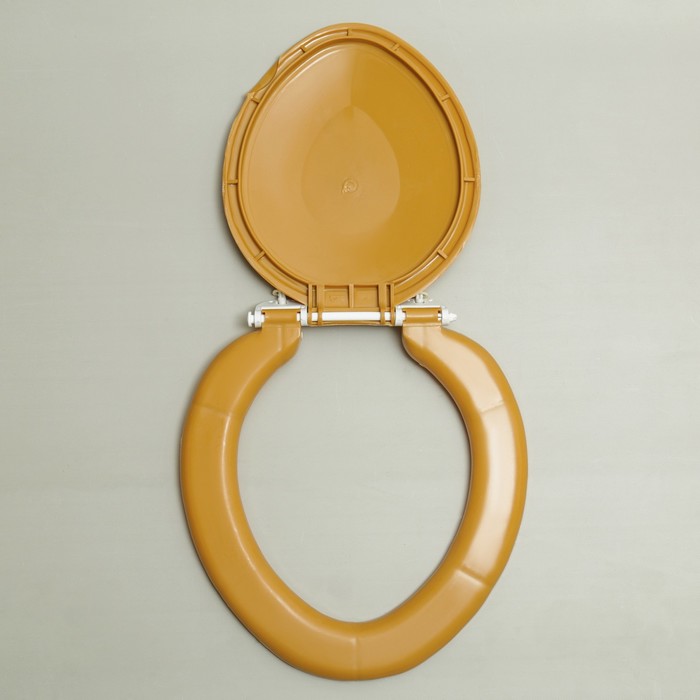 Сиденье для унитаза, цвет кофе с молоком