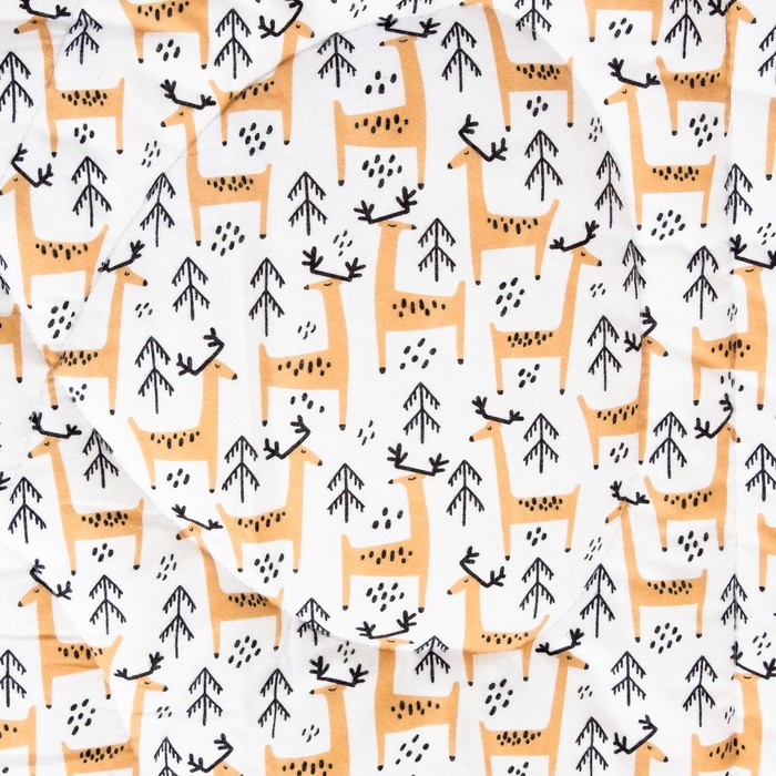 Одеяло «Этель» Олень, 110×140 см, 100% хлопок, фланель