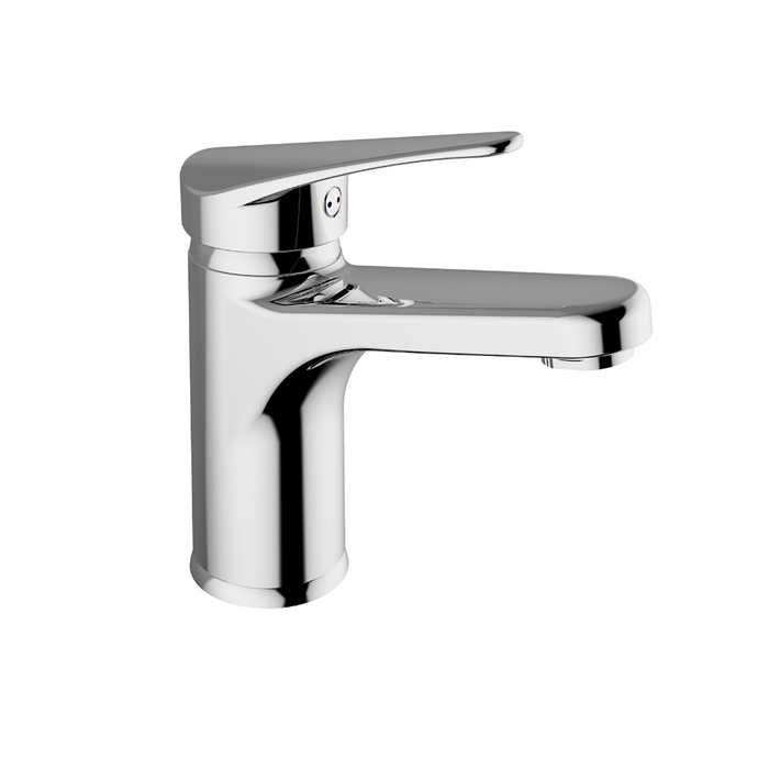 Смеситель для умывальника Zipponi KRISTAL, средний 1-рычажный с донным клапаном, цвет хром