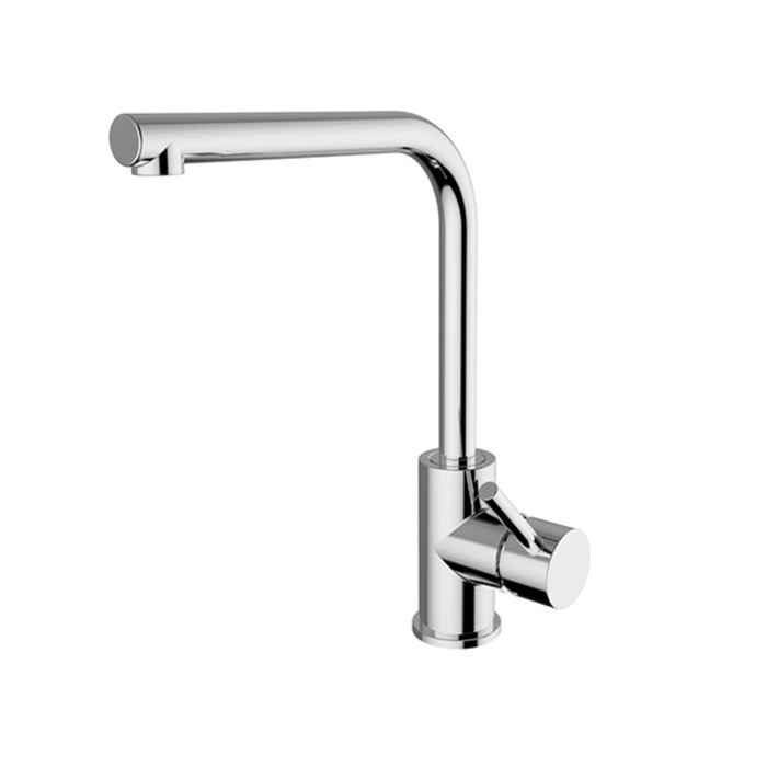 Смеситель для кухни Zipponi, с L-изливом, цвет хром