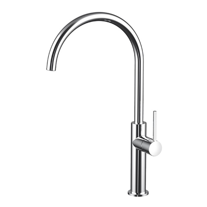 Смеситель для кухни Zipponi, с P-изливом, цвет хром