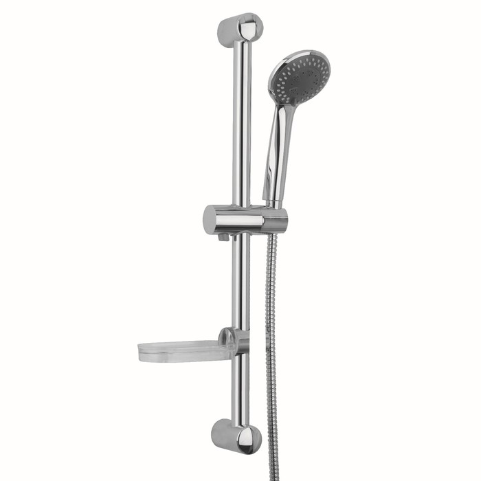 Душевая стойка Zipponi, L=650 мм в комплекте с ручной 3-режимной лейкой и мыльницей