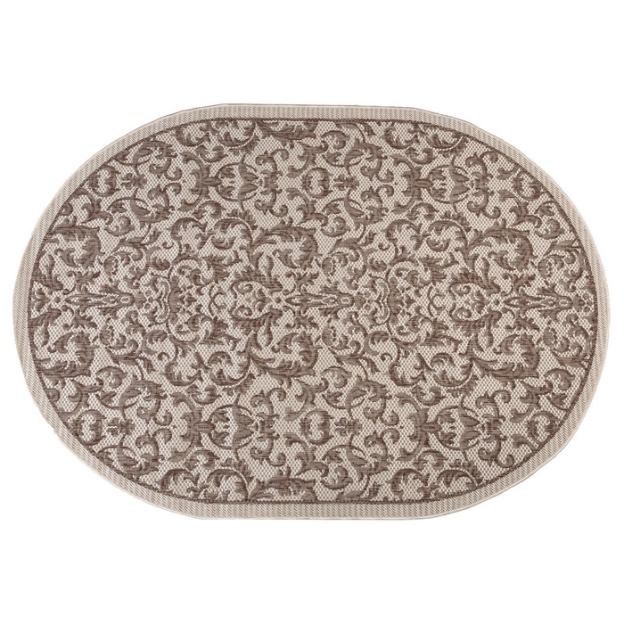 Ковер Циновка sz2231/a2o/17 овал 160х230 см, 100% ПП