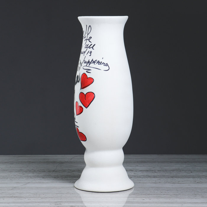 Ваза настольная, Алекса, оформление собака