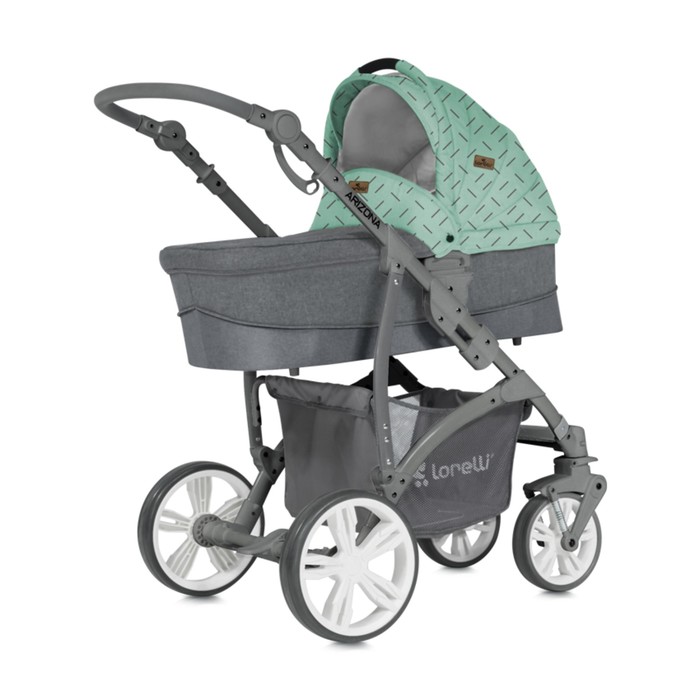 Коляска-трансформер Lorelli Arizona 2 в 1 /Зелёно-серый /Green&Grey 1841