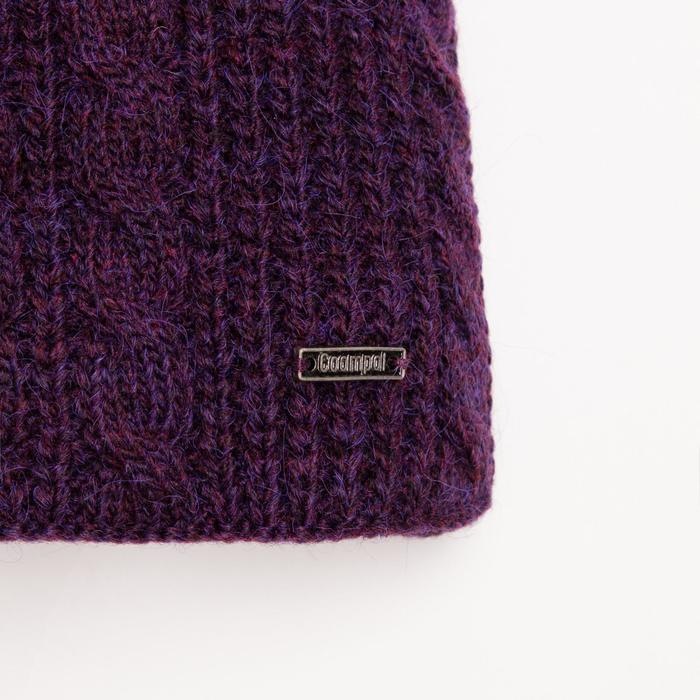 Шапка женская "БУШ" 825219 цвет бордовый, р-р 56-58