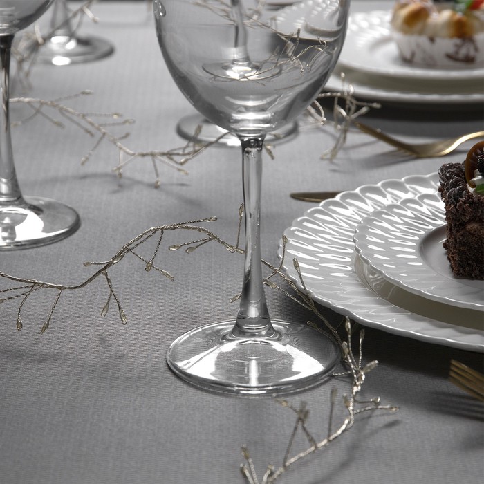 НИТЬ уличная, мишура роса, Д:2 м, Н.С. LED-200-4.5В, контр. 8 р., СИНИЙ