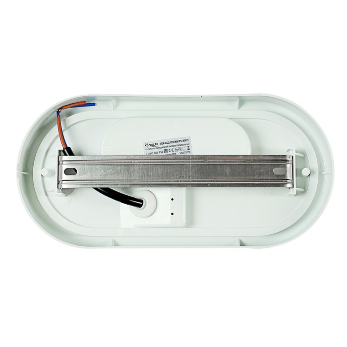 Светильник светодиодный Volpe, 12 Вт, IP65, 4000К, 200х97 мм., овал, белый