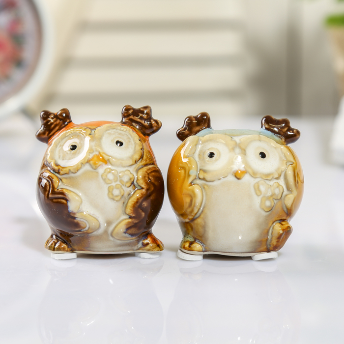 Сувенир керамика "Совёнок большеглазый" МИКС 5,5х5х4 см