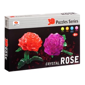 Пазл 3D «Роза», 22 детали, цвета МИКС Ош