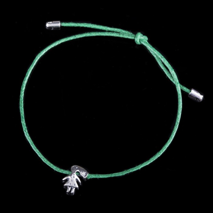 Браслет "Лайла", цвет чернёное серебро