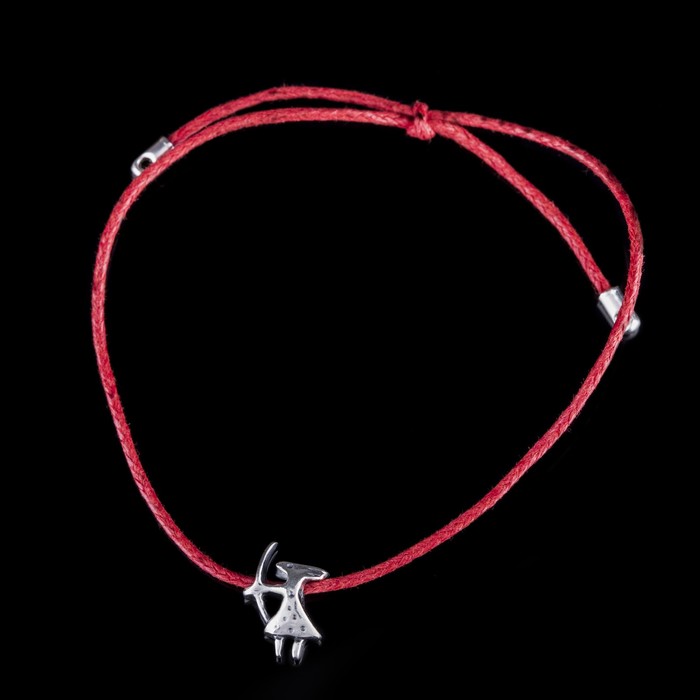 Браслет "Стрэлла", цвет чернёное серебро