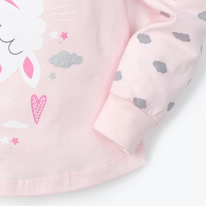 Пижама (брюки и джемпер) "Барашек", р-р 30 (98-104 см) 3-4 г, 95% хл, 5% эл