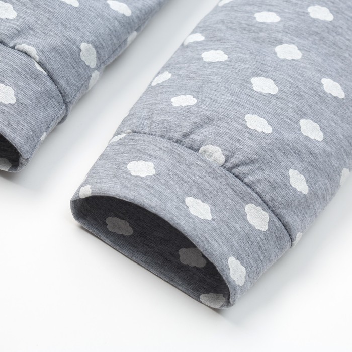 Пижама (брюки и джемпер) "Барашек", меланж, р-р 30 (98-104 см) 3-4 г, 95% хл, 5% эл