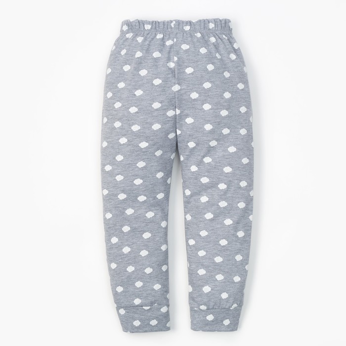 Пижама (брюки и джемпер) "Барашек", меланж, р-р 32 (110-116 см) 5-6 лет, 95% хл, 5% эл