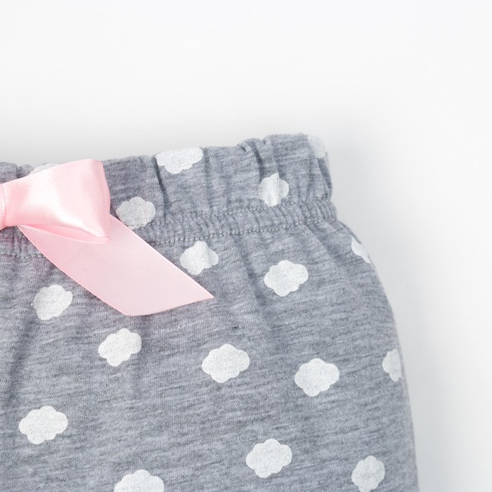 Пижама (брюки и джемпер) "Барашек",меланж, р-р 34 (122-128 см) 7-8 лет, 95% хл, 5% эл