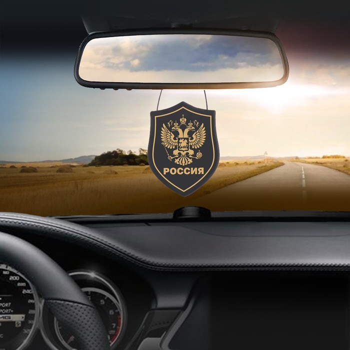 Вымпел в авто "Россия", 12,1 х 16,5 см