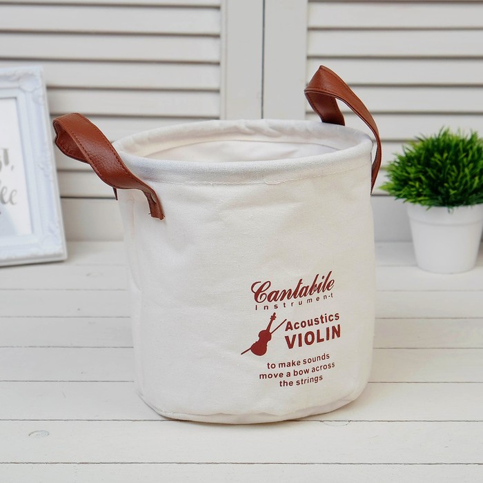 Мешочек Acoustics violin, без хлястика, с ручками, хлопок, 22х18х18 см
