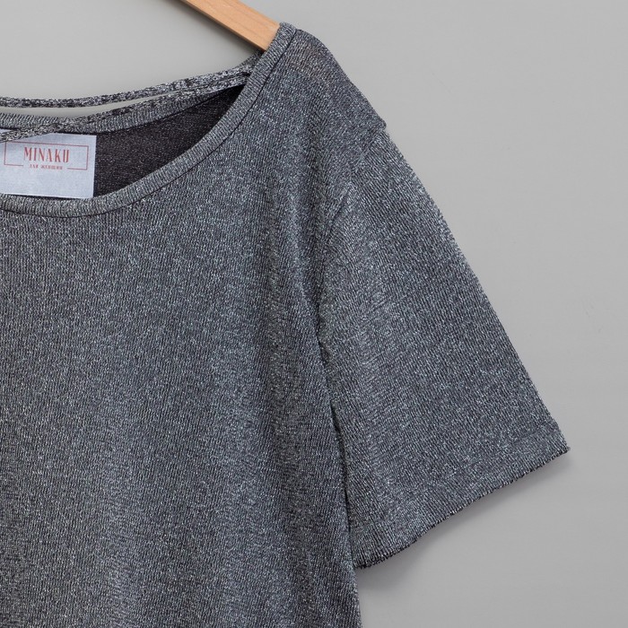 Костюм домашний (футболка, шорты) р. 42-44, Графит