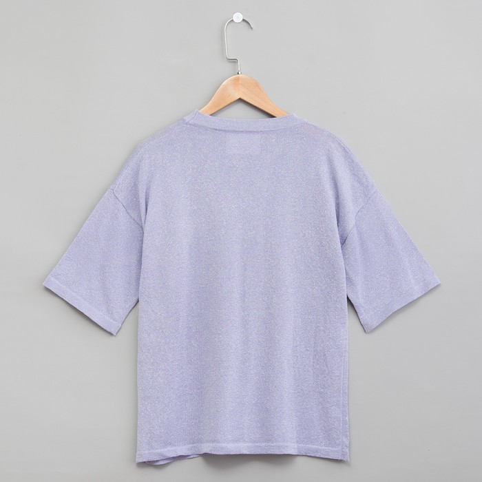 Костюм домашний с вышивкой (футболка, шорты) р. 42-44, Сирень