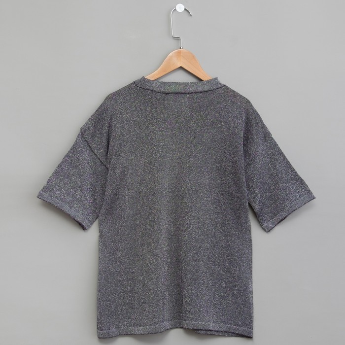 Костюм домашний с вышивкой (футболка, шорты) р. 42-44, Графит