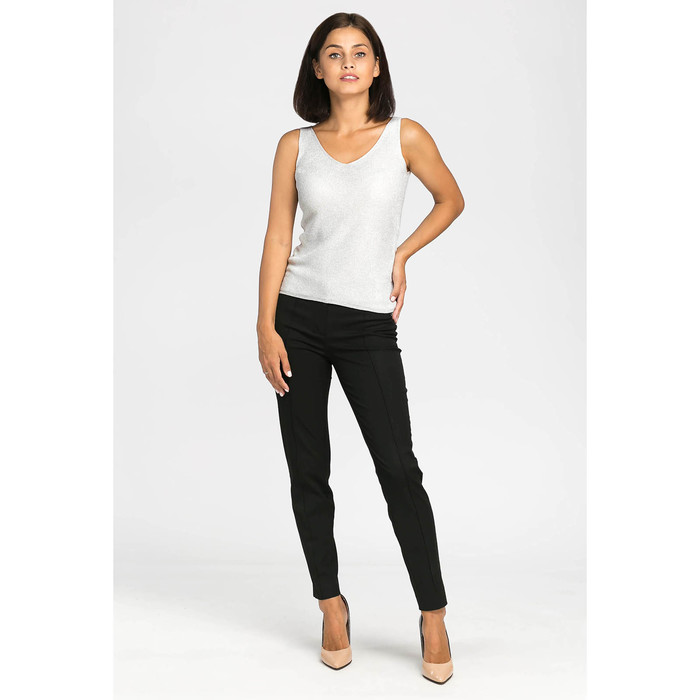 Топ женский, с люрексом, р.42-44, цв.белый