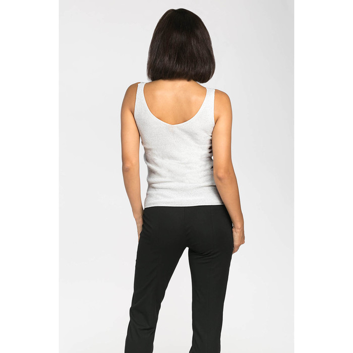 Топ женский, с люрексом, р.42-44, цв.белый