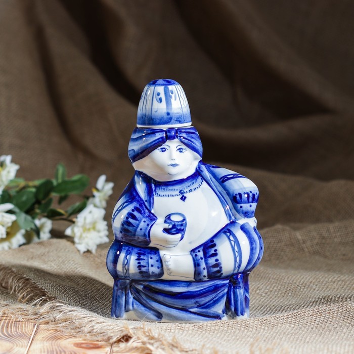 Штоф "Султан", 0,7, гжель, фарфор