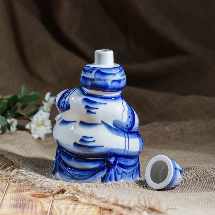 Штоф "Султан", 0,7, гжель, фарфор