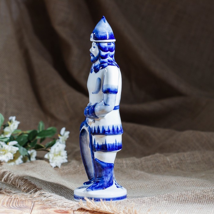 Штоф "Воин", 0,5, гжель, фарфор