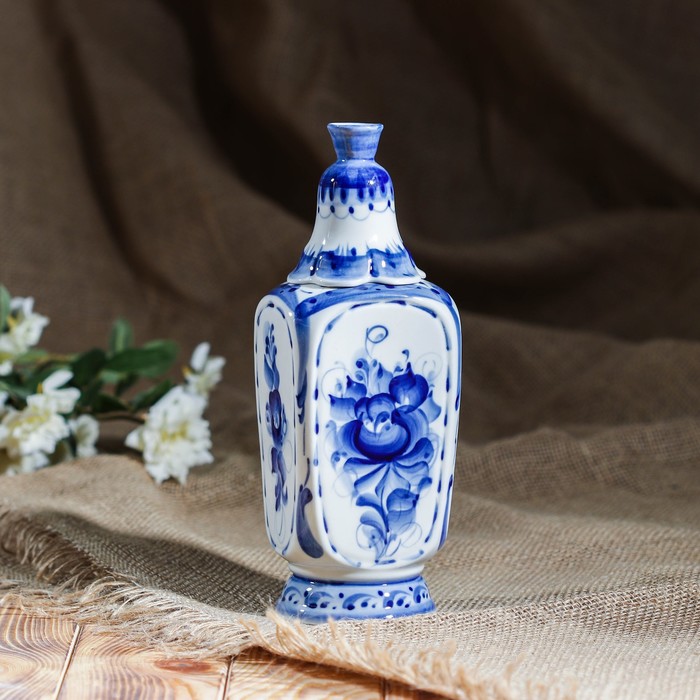 Штоф "Родничок", 0,6 л, гжель, фарфор