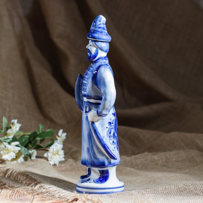 Штоф "Стрелец", 0,7 л, гжель, фарфор