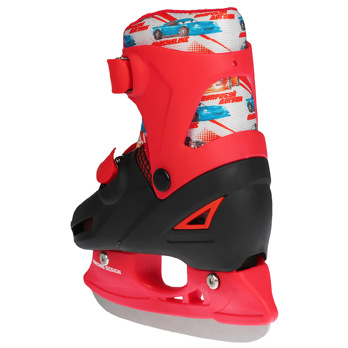 Коньки ледовые для фитнеса 223F с роликовой платформой, PVC колеса, размер 31-34